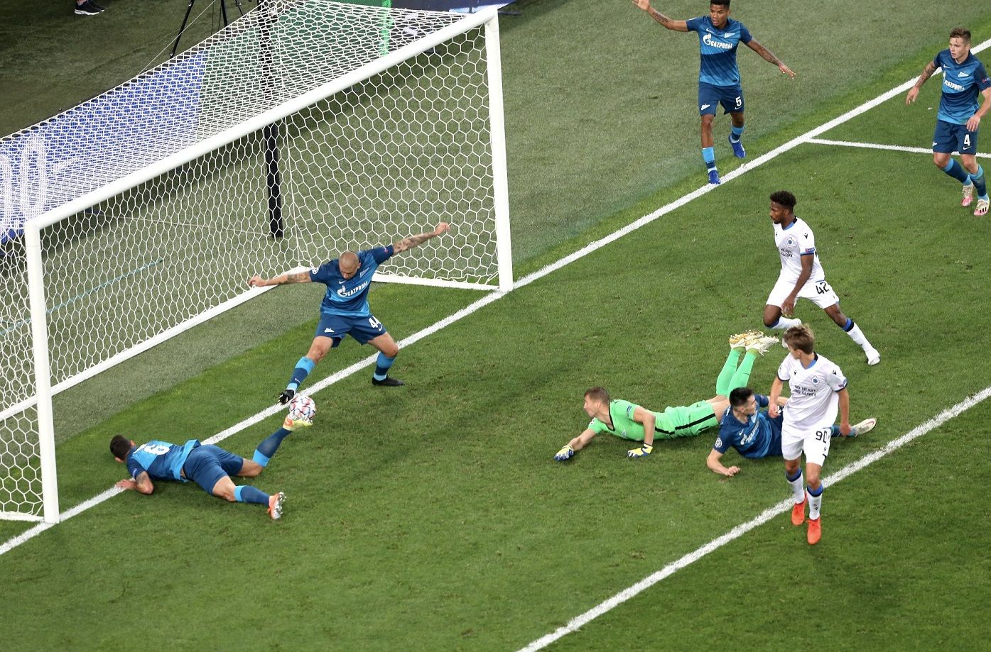 Зенит – Брюгге – 1:2 – видеообзор матча