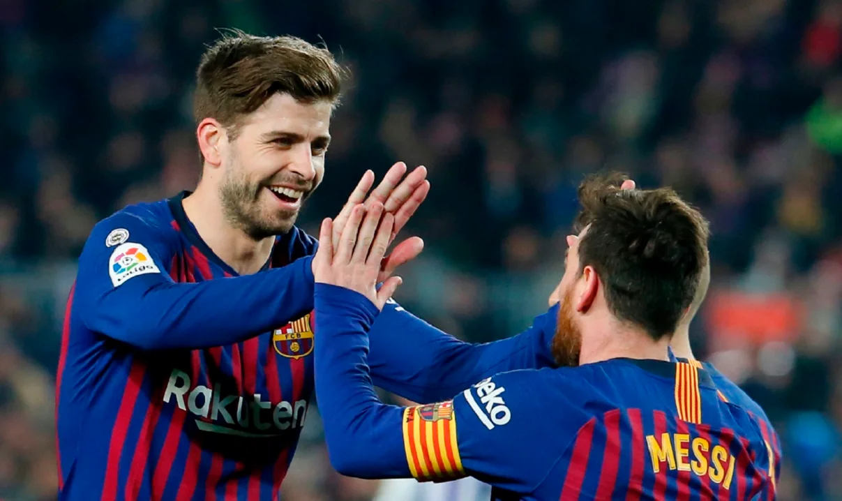Пике и Месси / Getty Images
