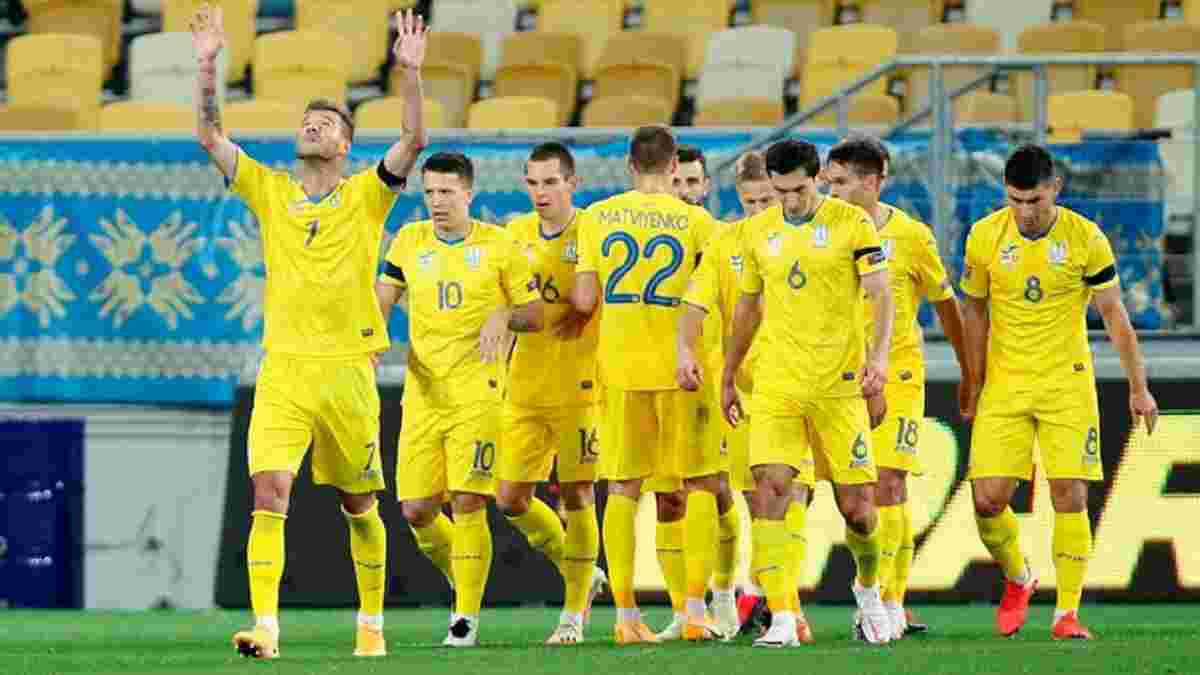 Сборная Украины официально поднялась в рейтинге ФИФА
