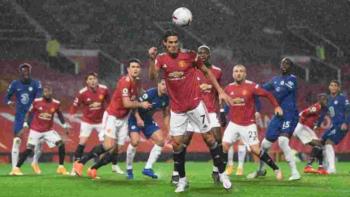 Дебют Кавані у відеоогляді матчу Манчестер Юнайтед – Челсі