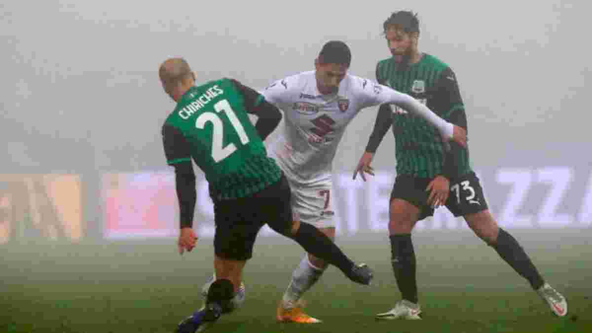 Туманная перестрелка в видеообзоре матча Сассуоло – Торино – 3:3
