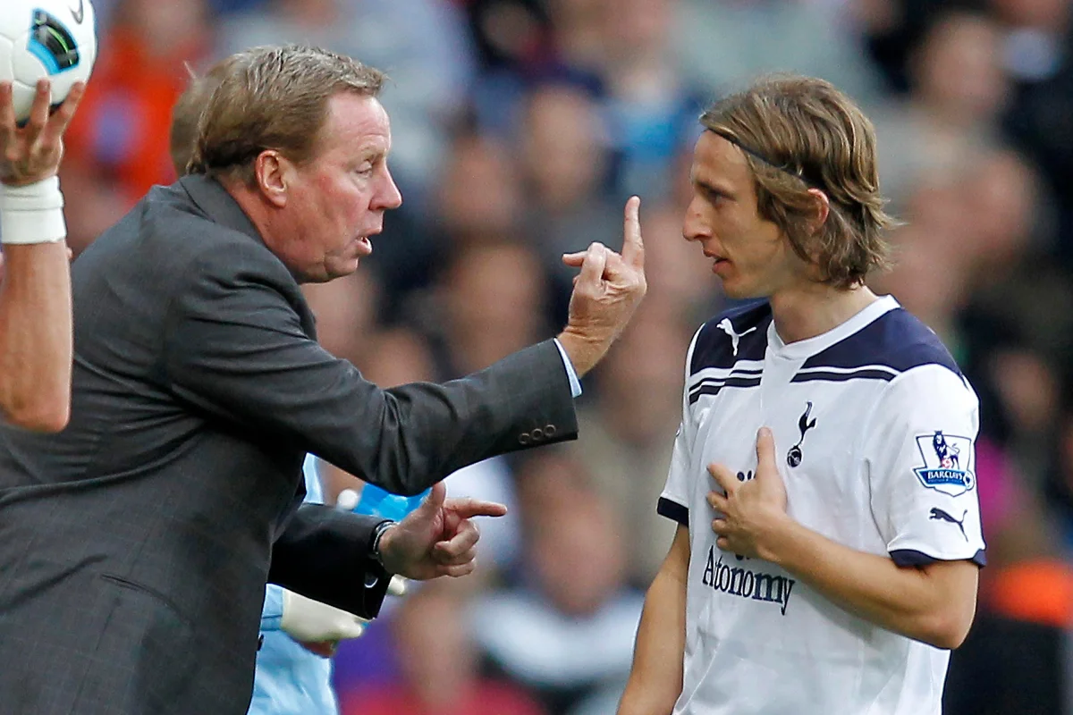 Харри Реднапп и Лука Модрич / Фото talkSPORT