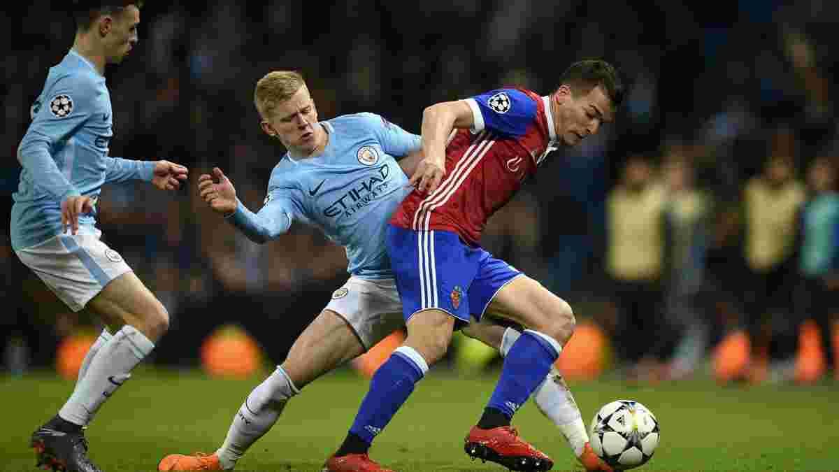 Марсель – Манчестер Сити: Зинченко впервые в сезоне попал в основу "горожан"