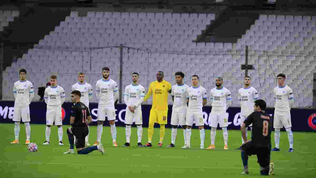 Марсель – Манчестер Сіті: французи відмовились ставати на коліно перед матчем Ліги чемпіонів