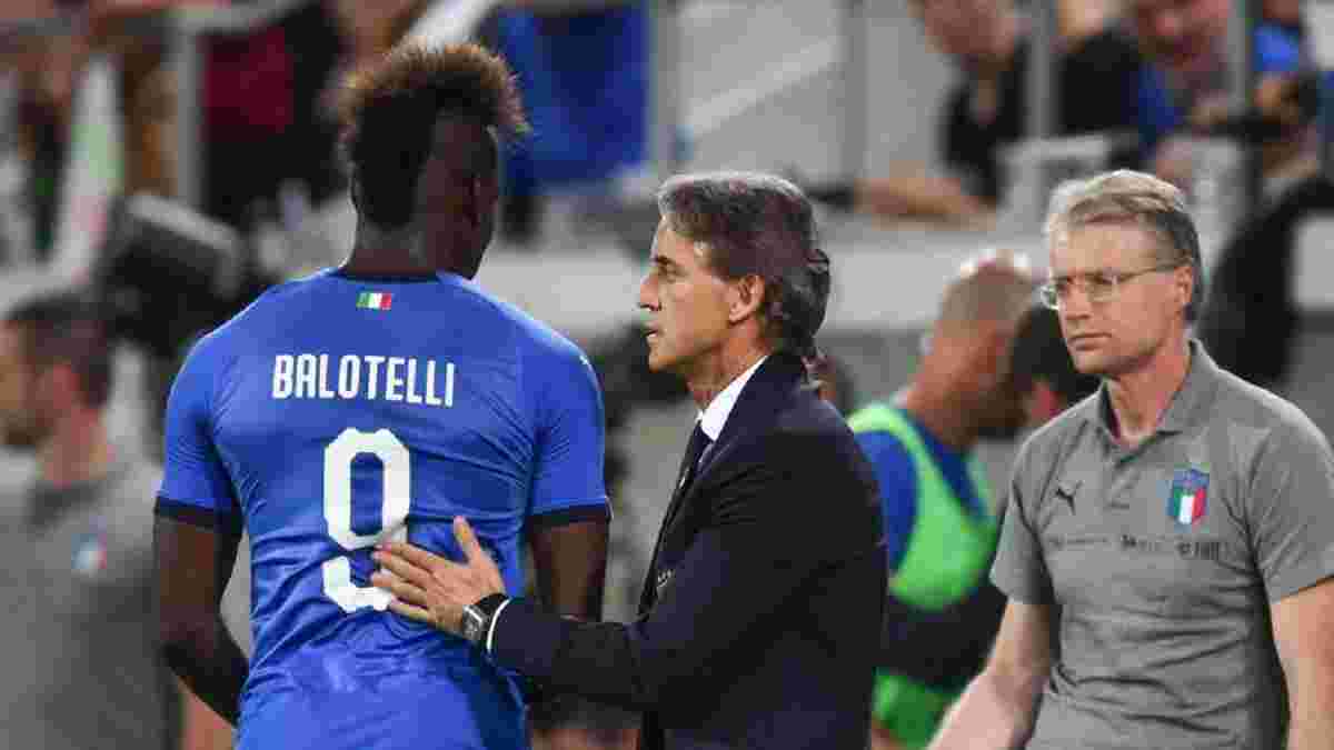 "Мне жаль видеть его таким": Манчини – о пользе Балотелли для сборной Италии
