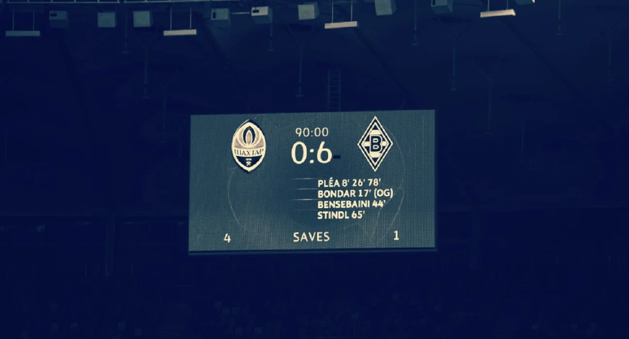 Счет – на табло / Фото ФК Боруссия М