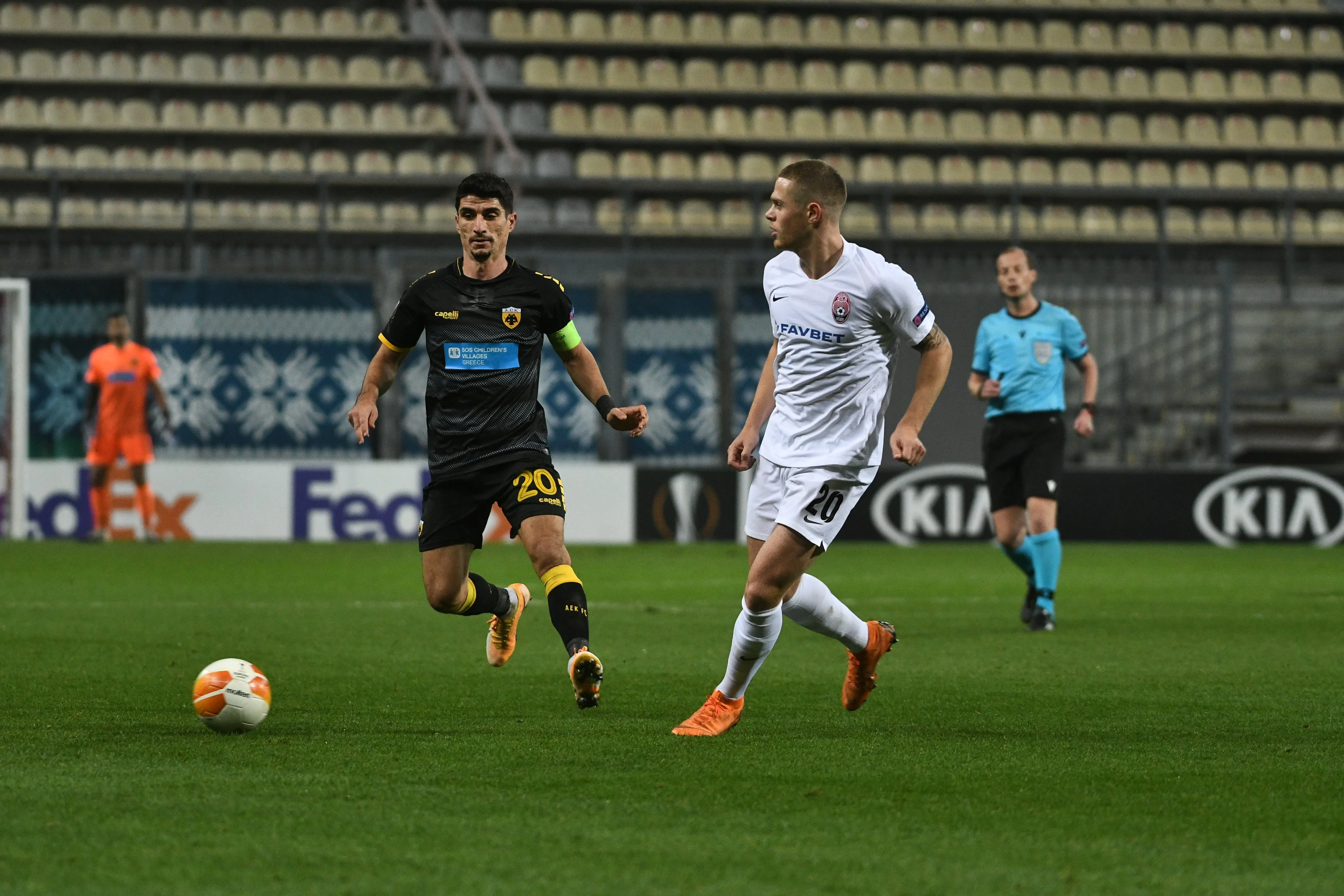 Заря – АЕК: отчет на матч Лиги Европы