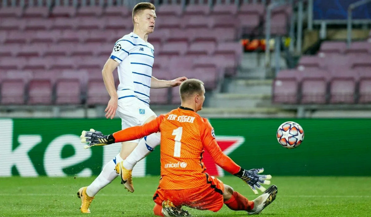 Циганков забив Барселоні / УЄФА