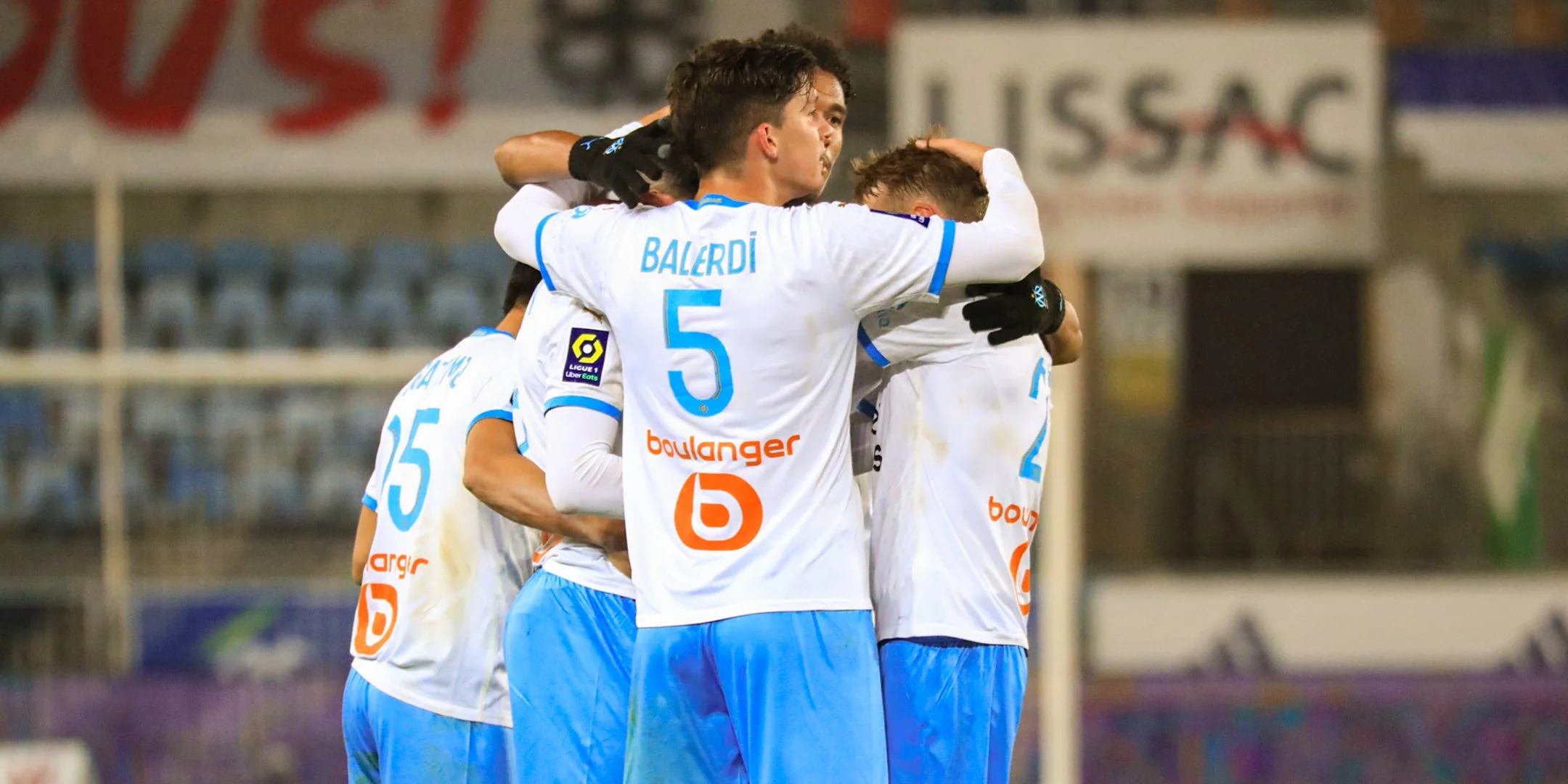 Олимпик празднует успех / твиттер Марселя