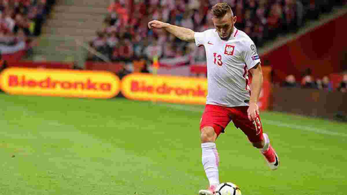 Захисник збірної Польщі залякує Україну перед товариським матчем