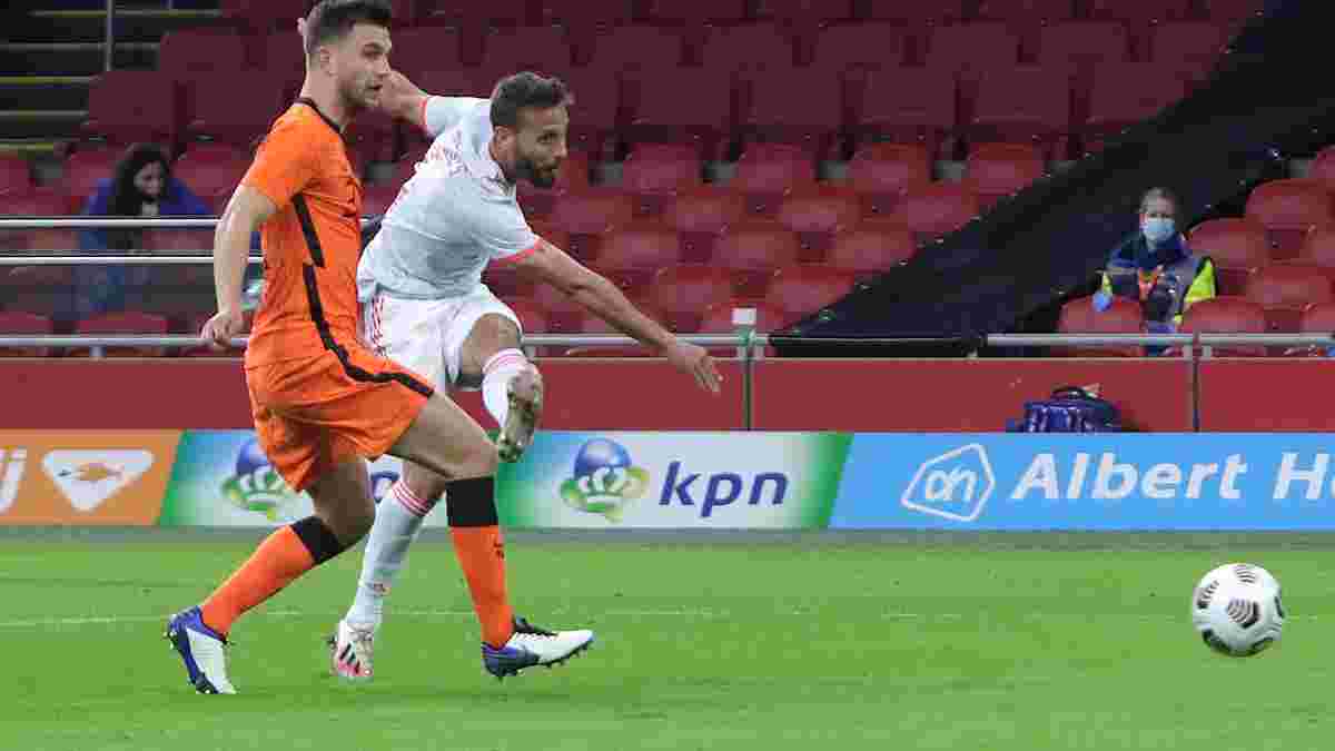 Нидерланды – Испания – 1:1 – видео голов и обзор матча