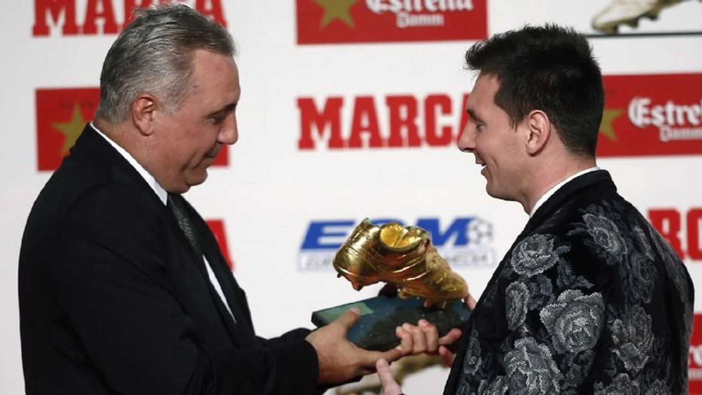 Христо Стоїчков та Ліонель Мессі / Фото Marca