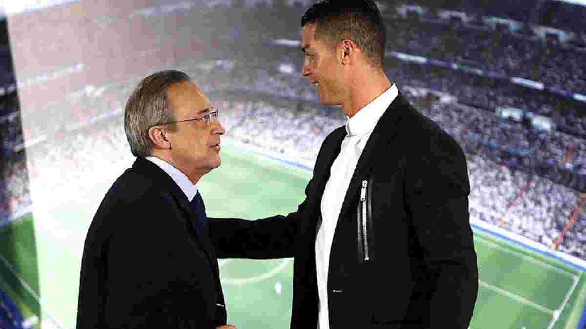 Реал отримав пропозицію повернути Роналду – Перес хоче бачити португальця у Мадриді, але в іншому амплуа
