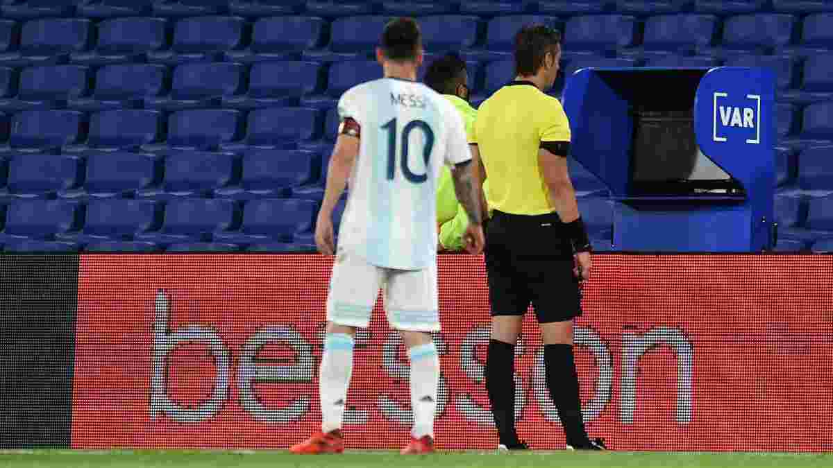 "Ви вже двічі нам нас*али": Мессі вибухнув після рішення арбітра скасувати гол збірної Аргентини