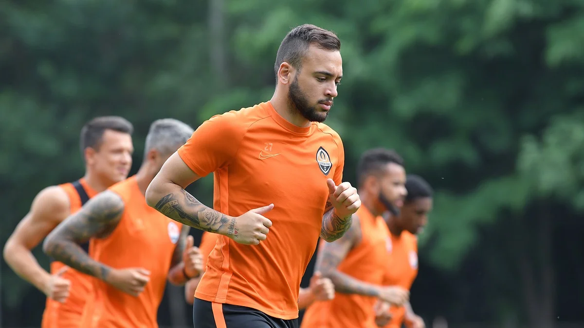 Майкон на тренуванні / Сайт Шахтаря