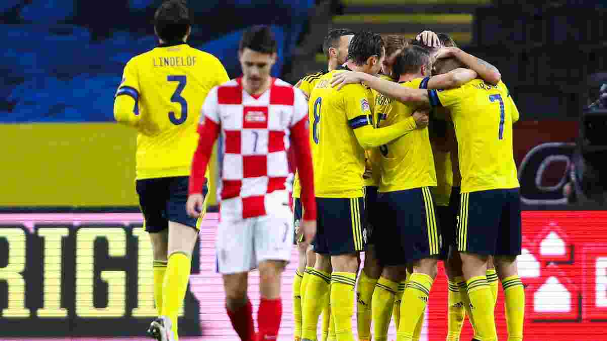 Лига наций: Швеция удержала победу над Хорватией, Жерсон сенсационно проиграл на Кипре, удаление от Монзуль
