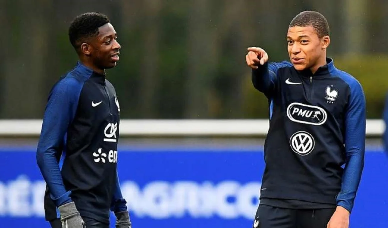 Дембеле і Мбаппе / Getty Images