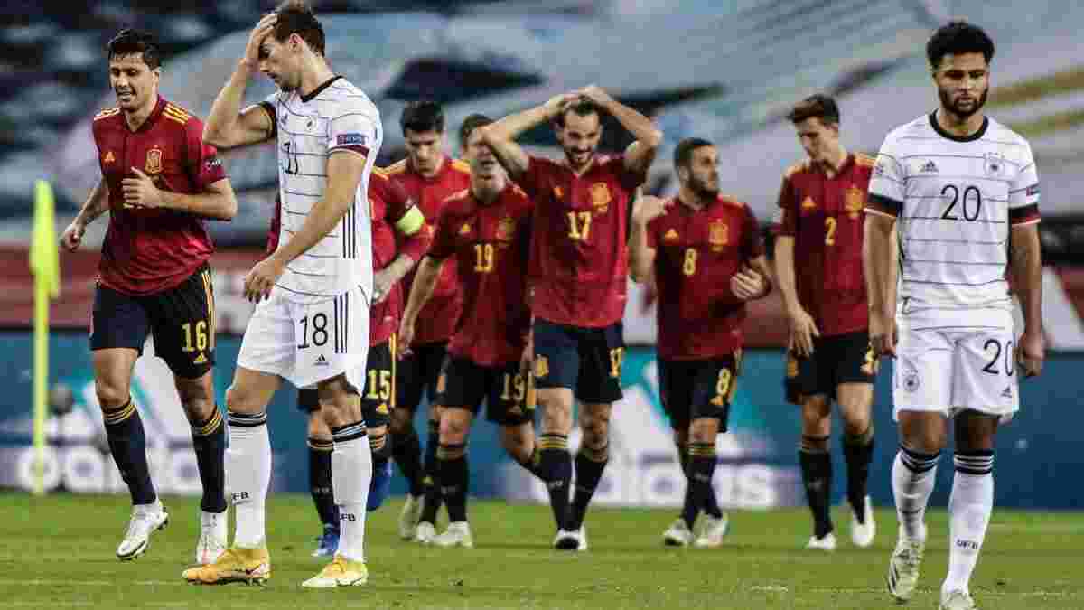 Іспанія зґвалтувала Німеччину, забивши 6 голів: найбільше фіаско Бундестім в історії, крах Льова та зірковий час Торреса