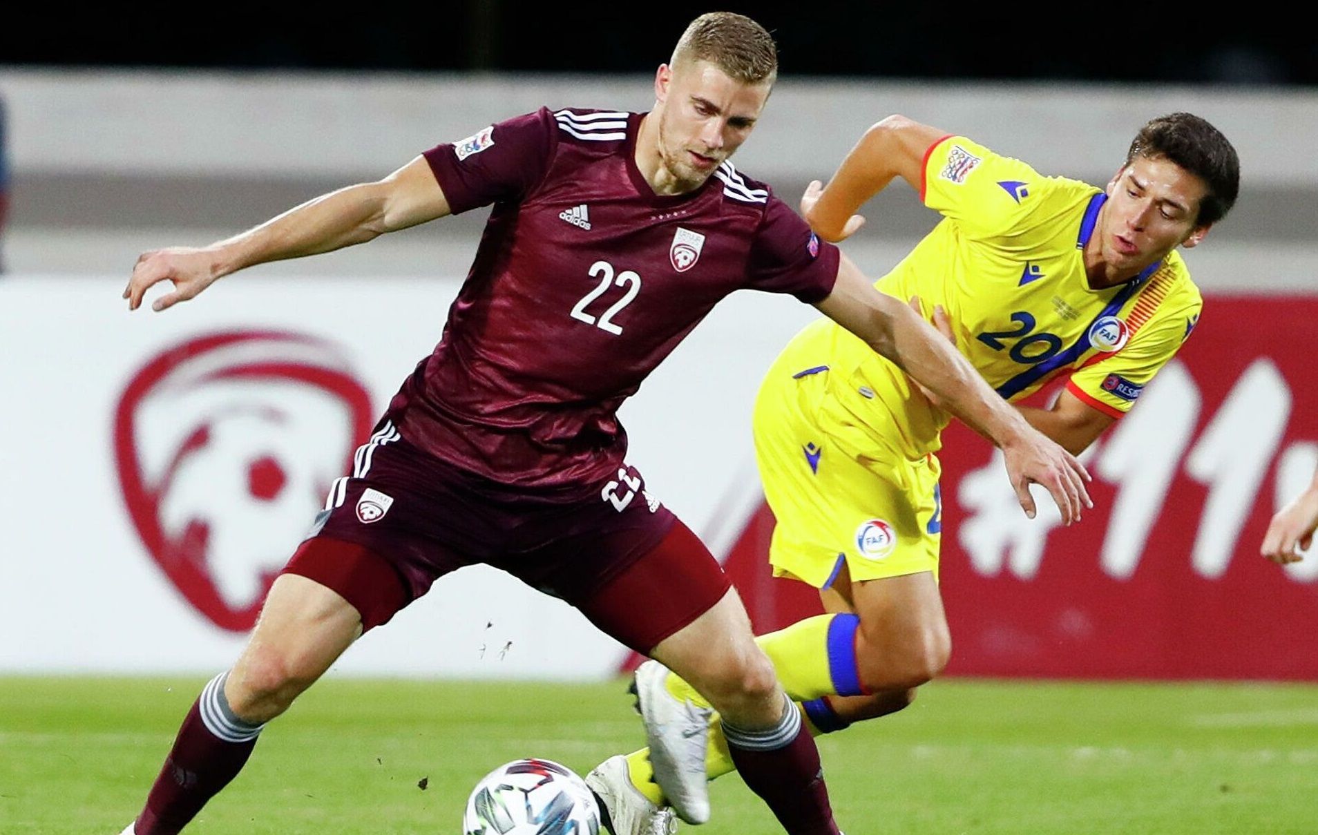 Андорра – Латвія / Фото UEFA