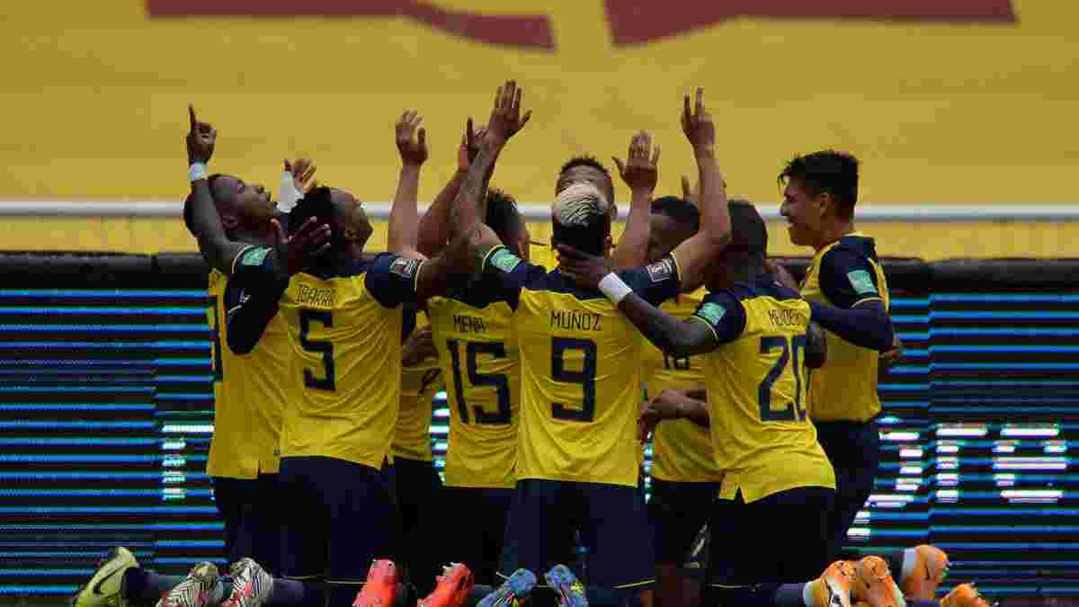 ЧМ-2022: Эквадор неожиданно уничтожил Колумбию, Видаль не спас Чили от поражения против Венесуэлы