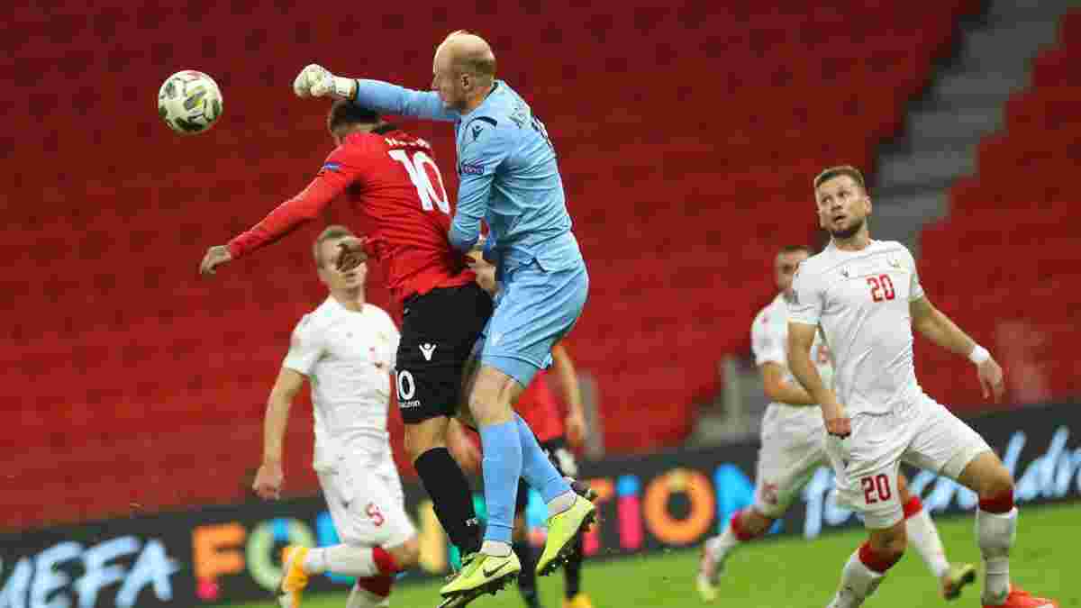 Результативная битва за повышение в видеообзоре матча Албания – Беларусь – 3:2