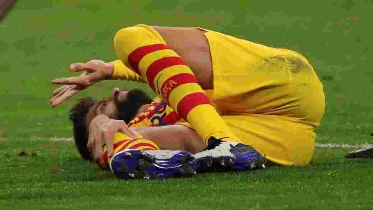 Жахливий діагноз для Піке і Серхі Роберто – Барселона залишилась з одним центрбеком перед Динамо