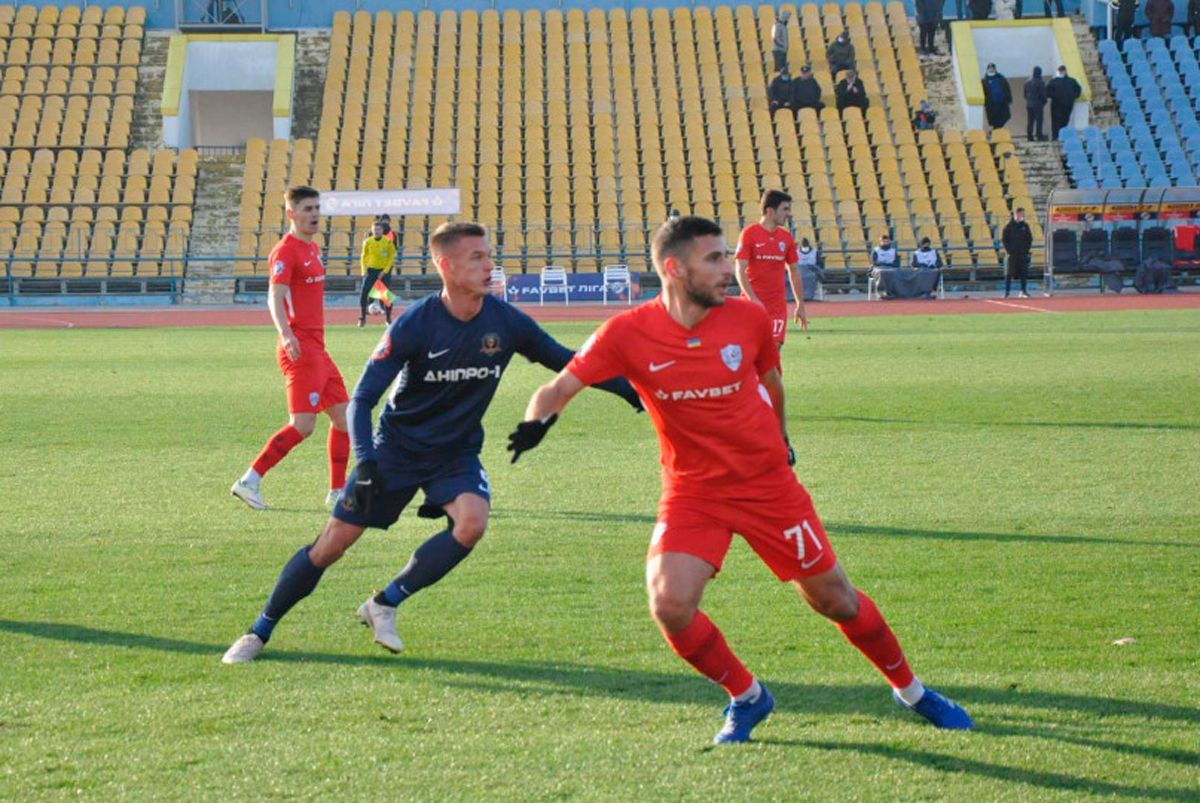 Минай – СК Днепр-1 – 3:2