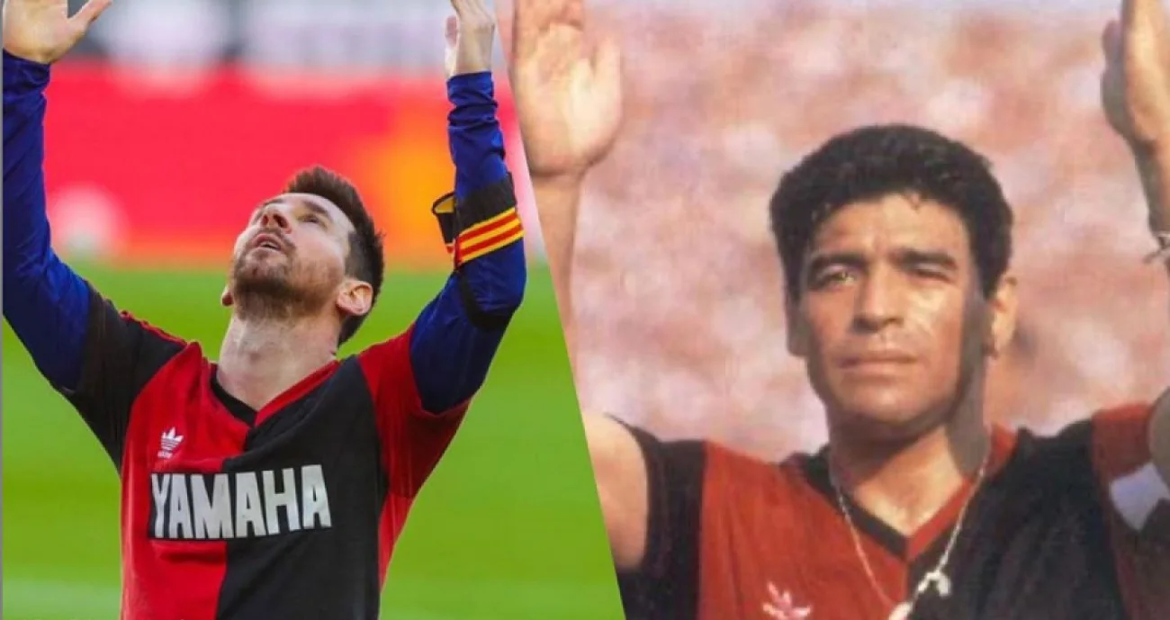 Лионель Месси и Диего Марадона / Instagram Лионеля Месси