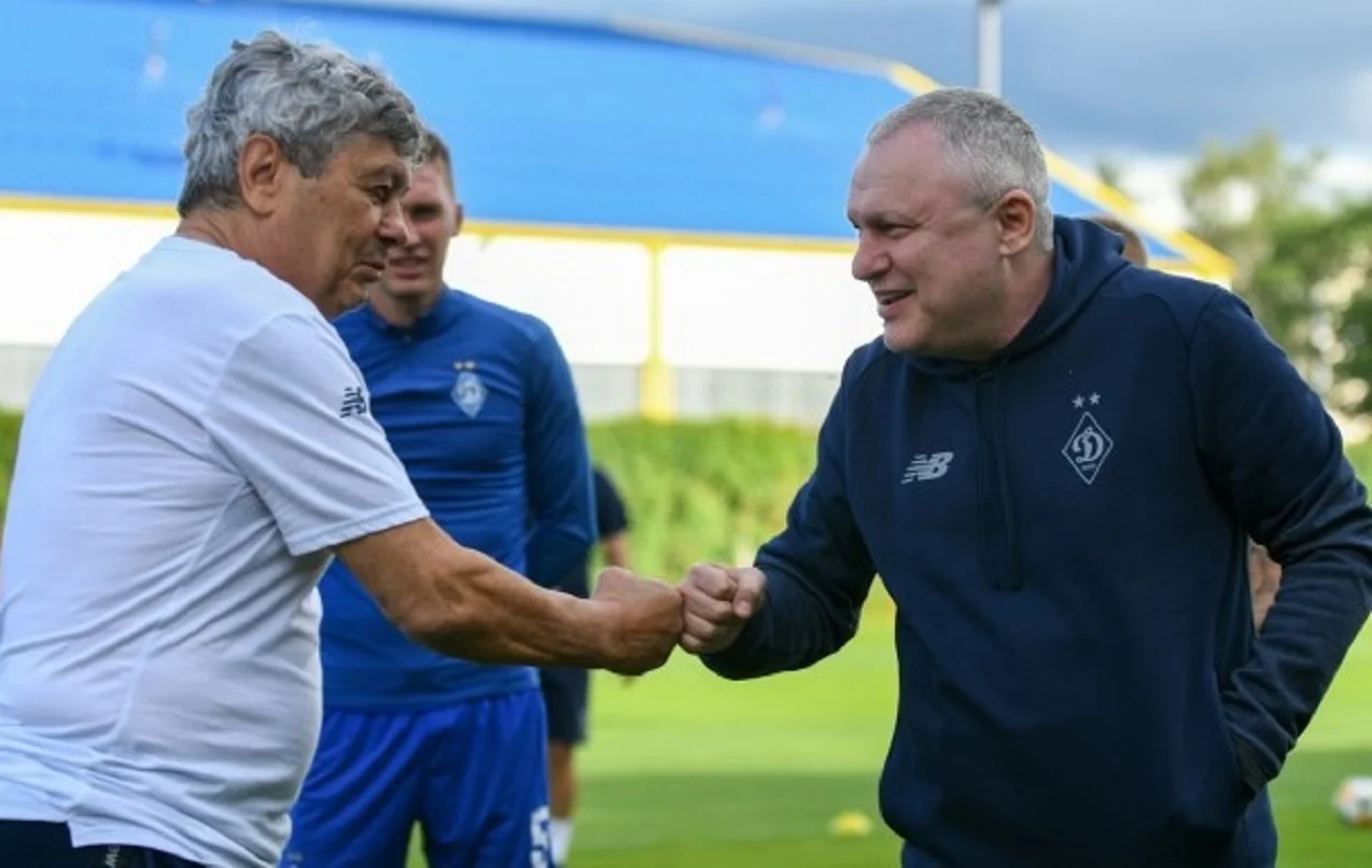 Мирча Луческу и Игорь Суркис / Фото ФК Динамо