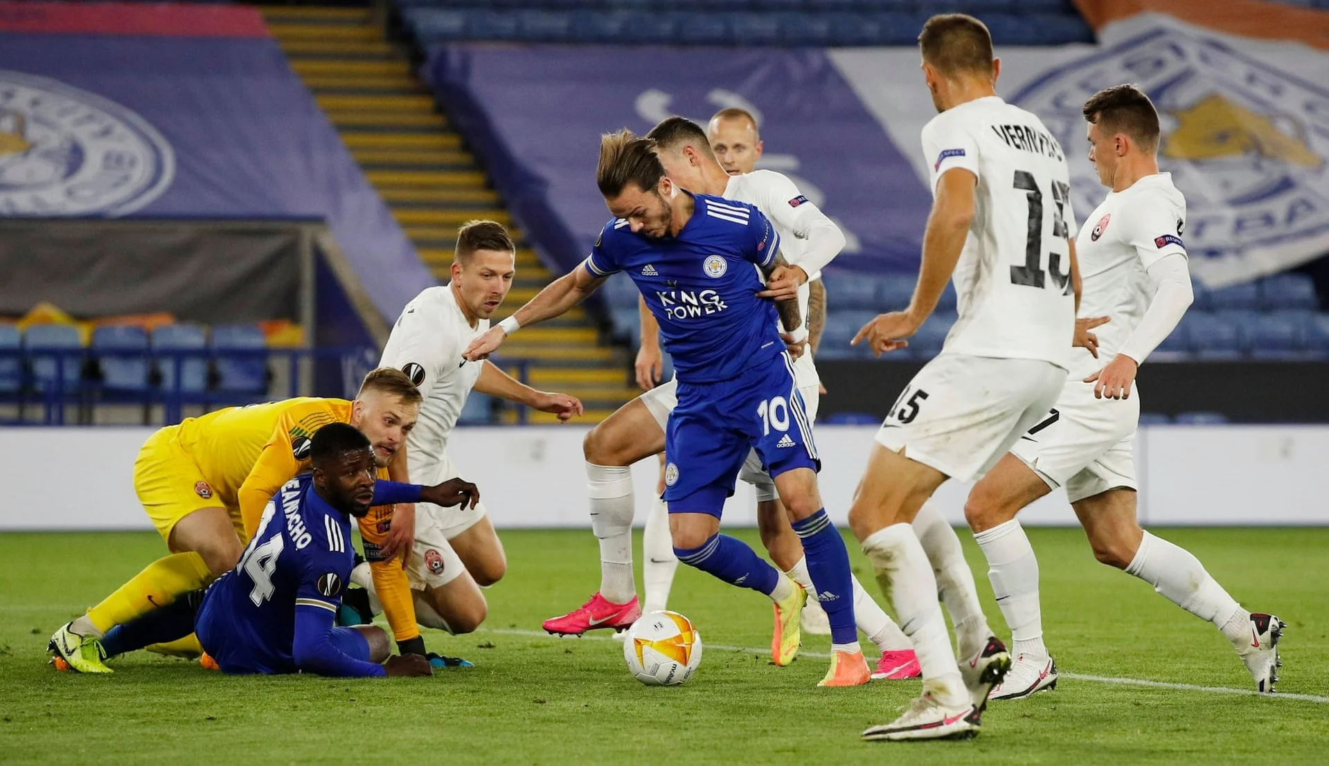 Заря – Лестер: онлайн-трансляция матча Лиги Европы