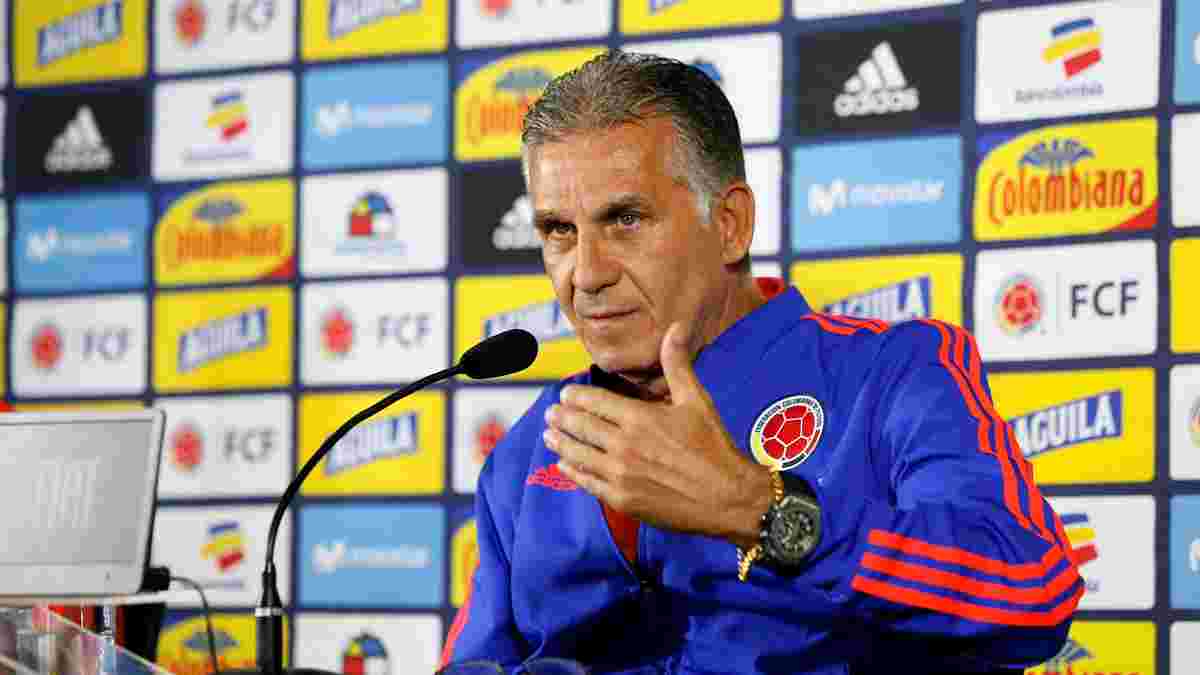 Кейруш уволен с должности тренера сборной Колумбии