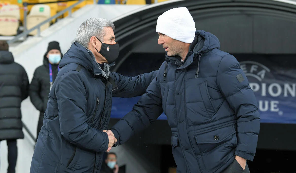 Луїш Каштру та Зінедін Зідан / ФК Шахтар