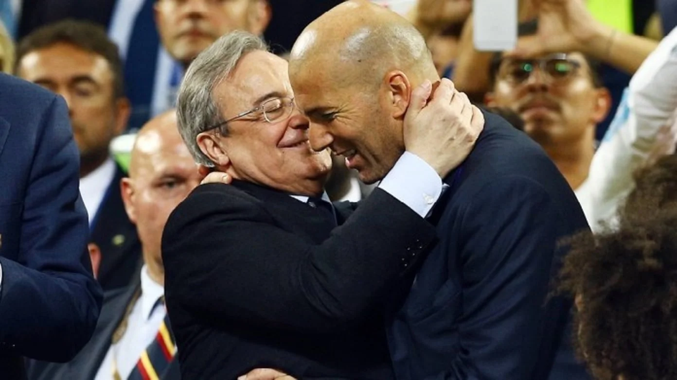 Флорентино Перес и Зинедин Зидан / Фото ФК Реал