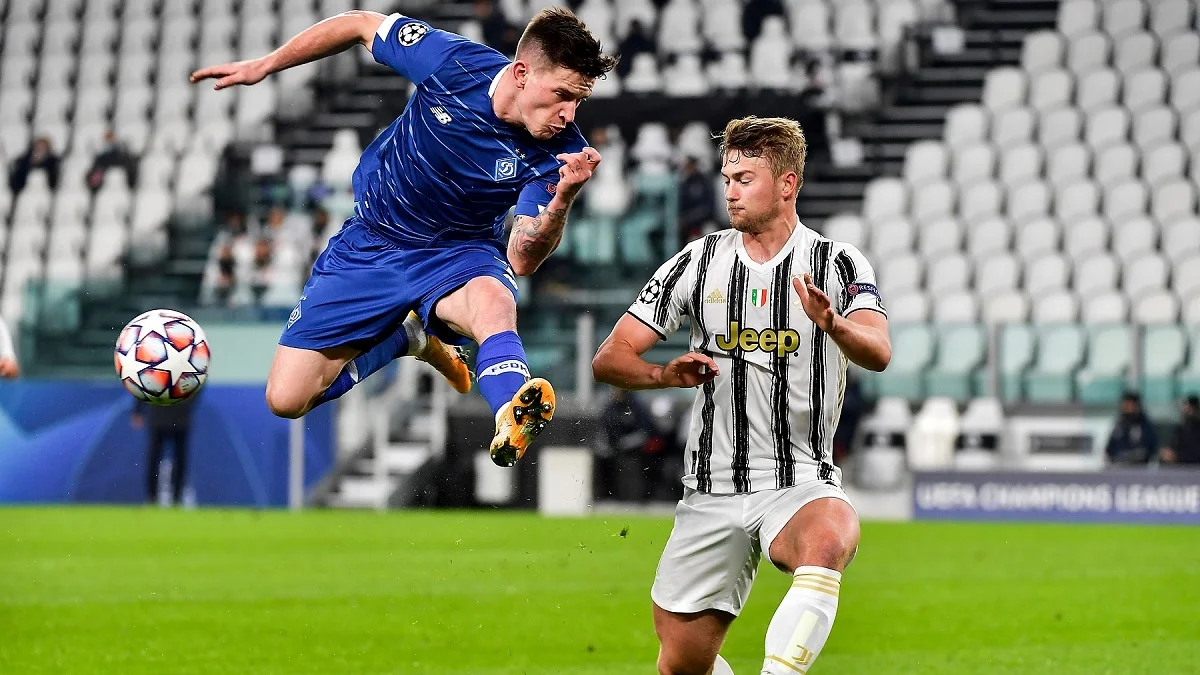 Беньямин Вербич в матче с Юве / Фото ФК Динамо