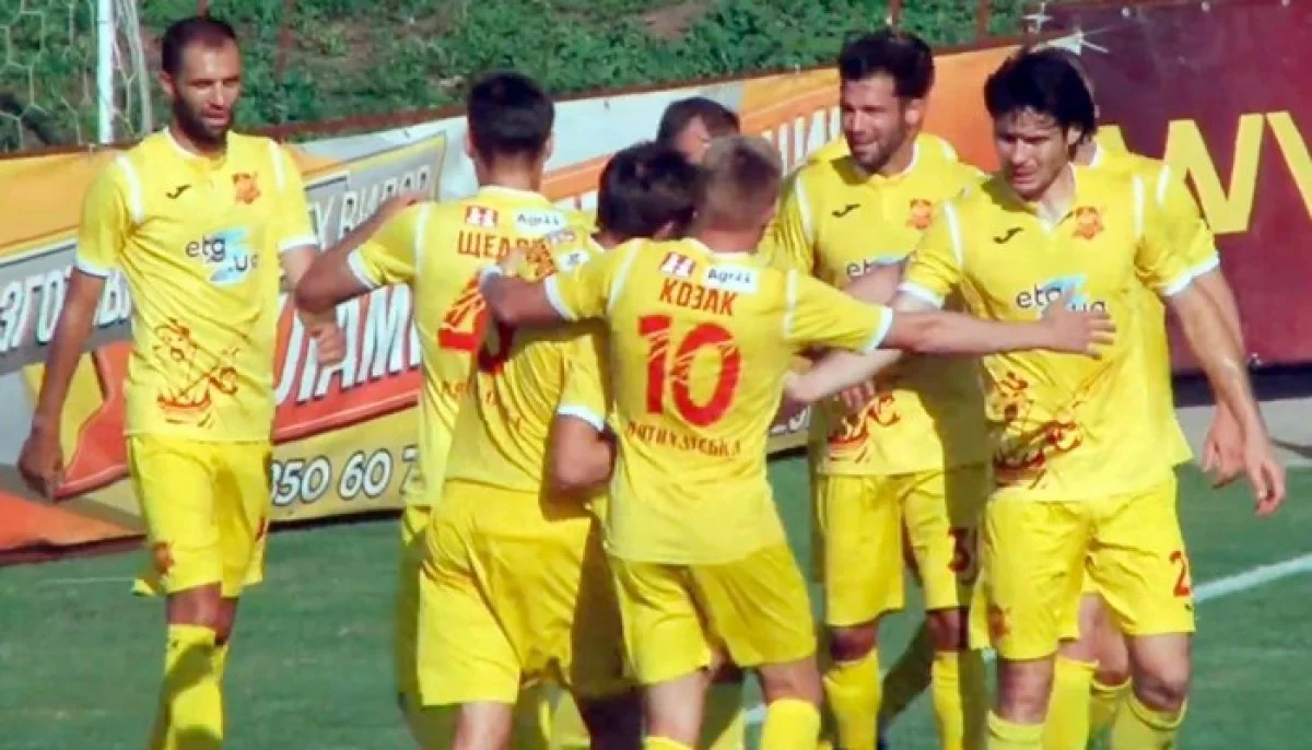 Радость игроков Ингульца / фото ФК Ингулец