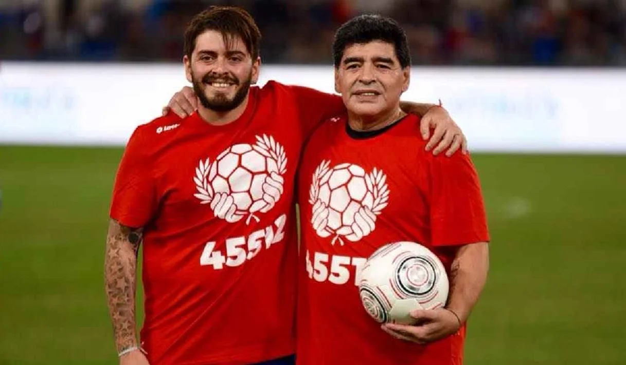 Марадона зі своїм сином / Getty Images