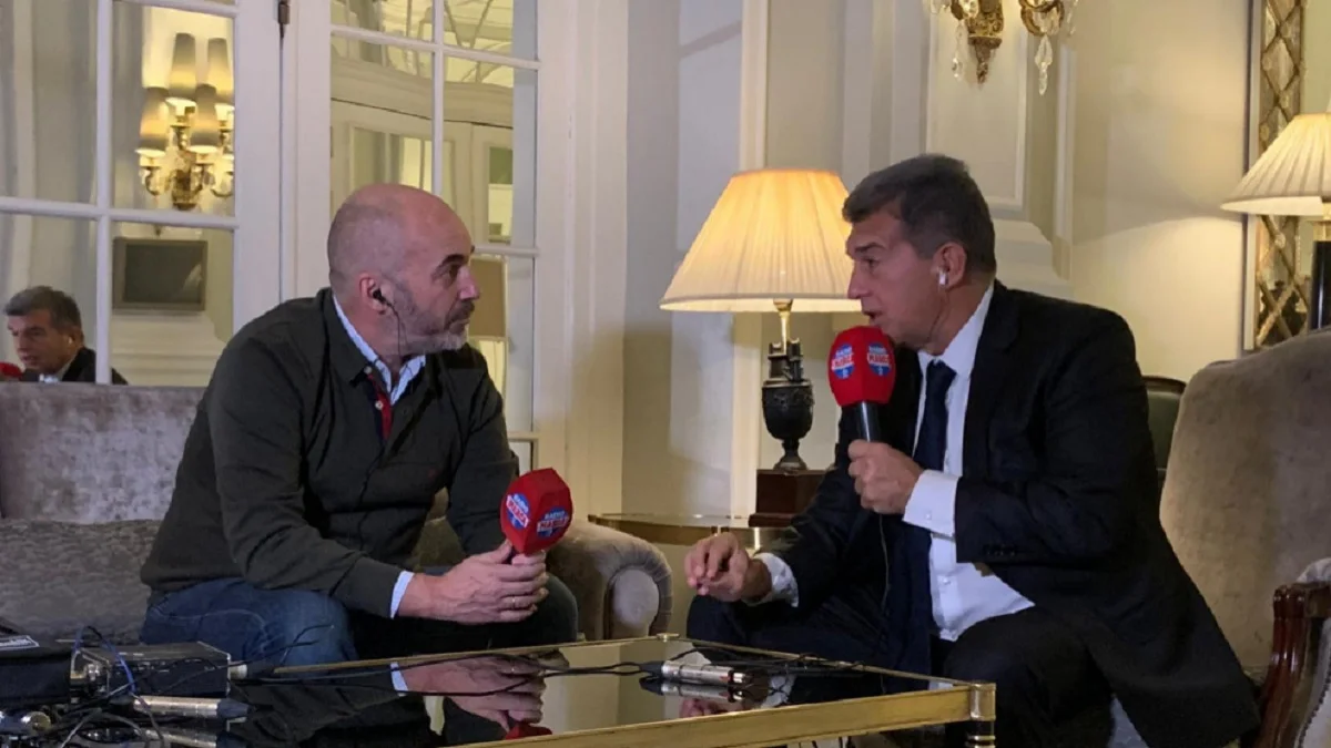 Жоан Лапорта (праворуч) / фото: CVG