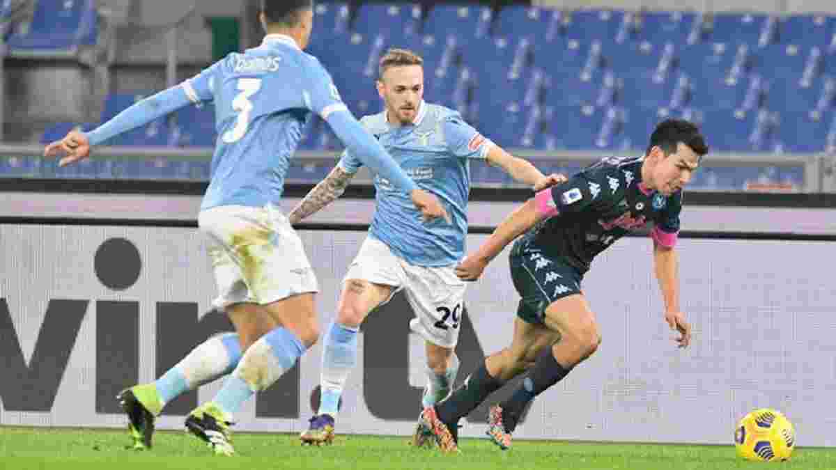 Лацио уверенно одолел Наполи, нанеся команде Гаттузо второе поражение подряд