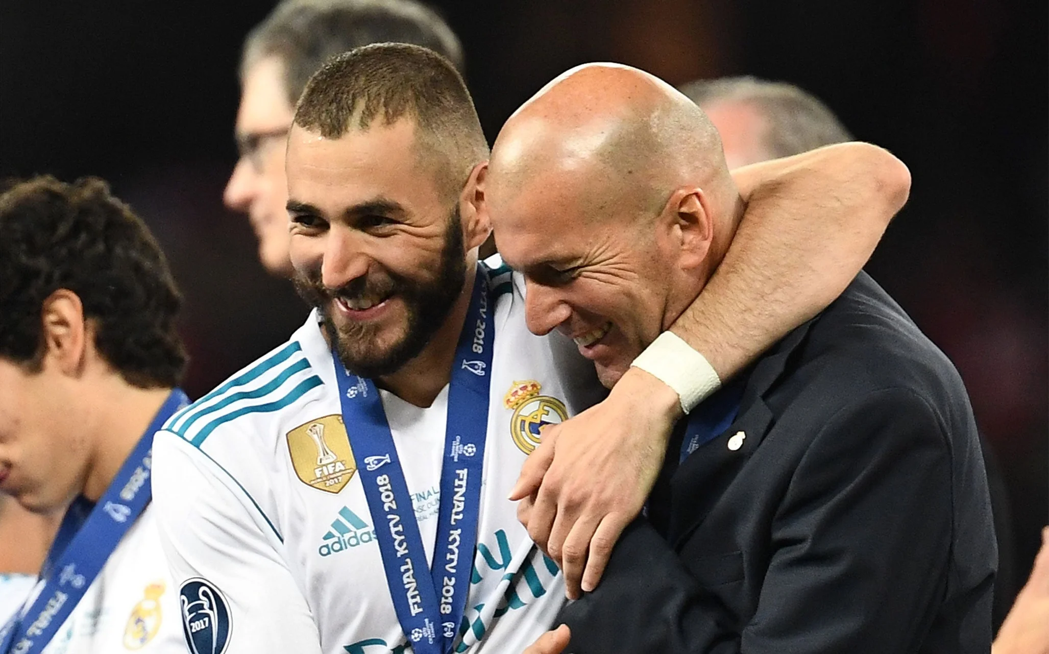 Карім Бензема та Зінедін Зідан / Фото ФК Реал