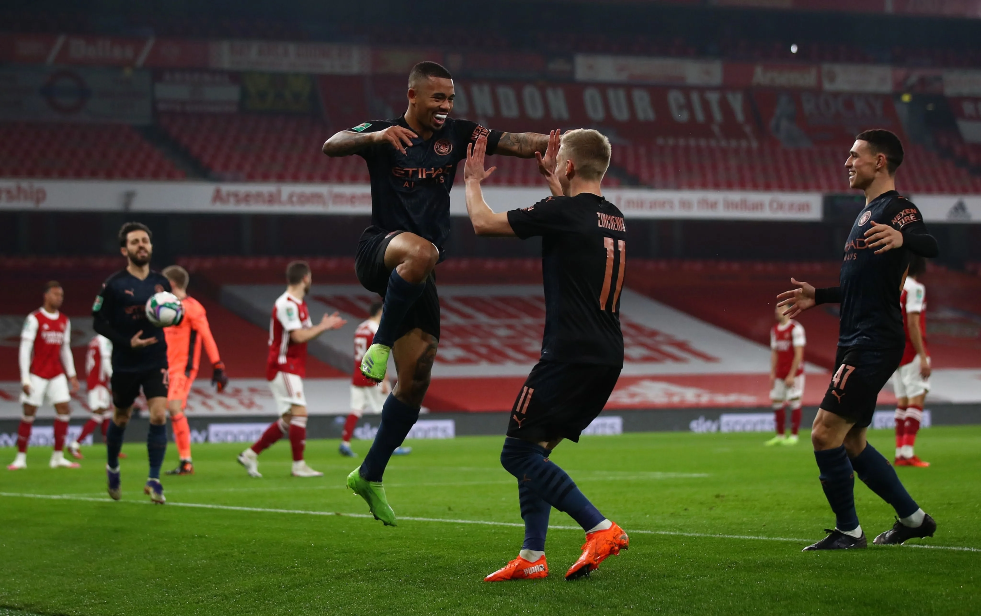 Арсенал – Манчестер Сіті: звіт матчу 1/4 фіналу Кубка ліги