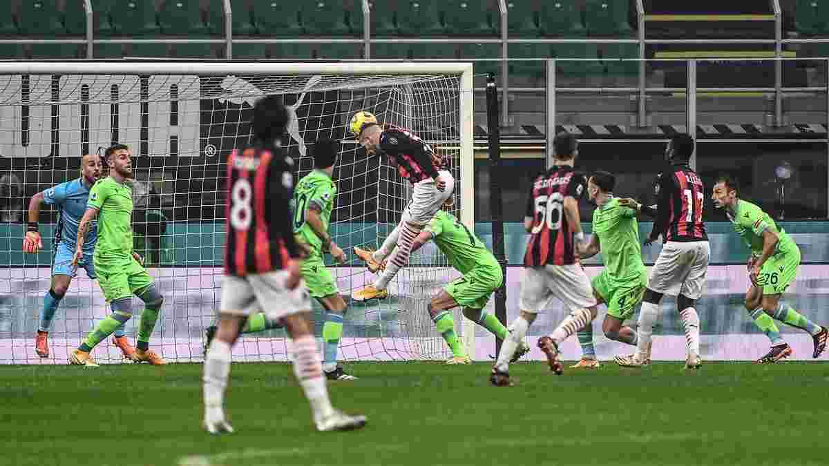 Милан в добавленное время вырвал победу над Лацио и вернул себе лидерство в Серии А, Наполи спас ничью с Торино