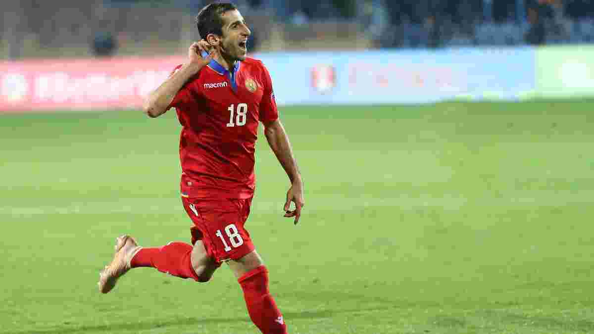 Мхитарян признан лучшим игроком Армении в десятый раз подряд