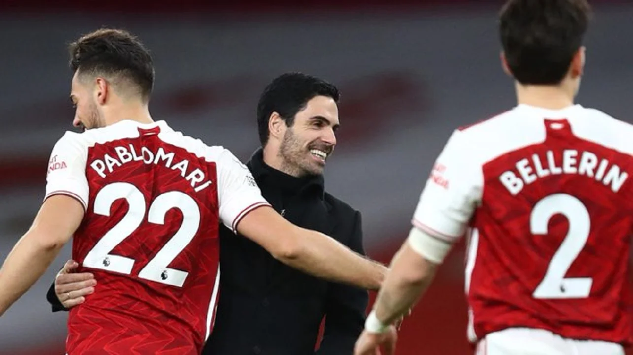 Артета вітає гравців / АР