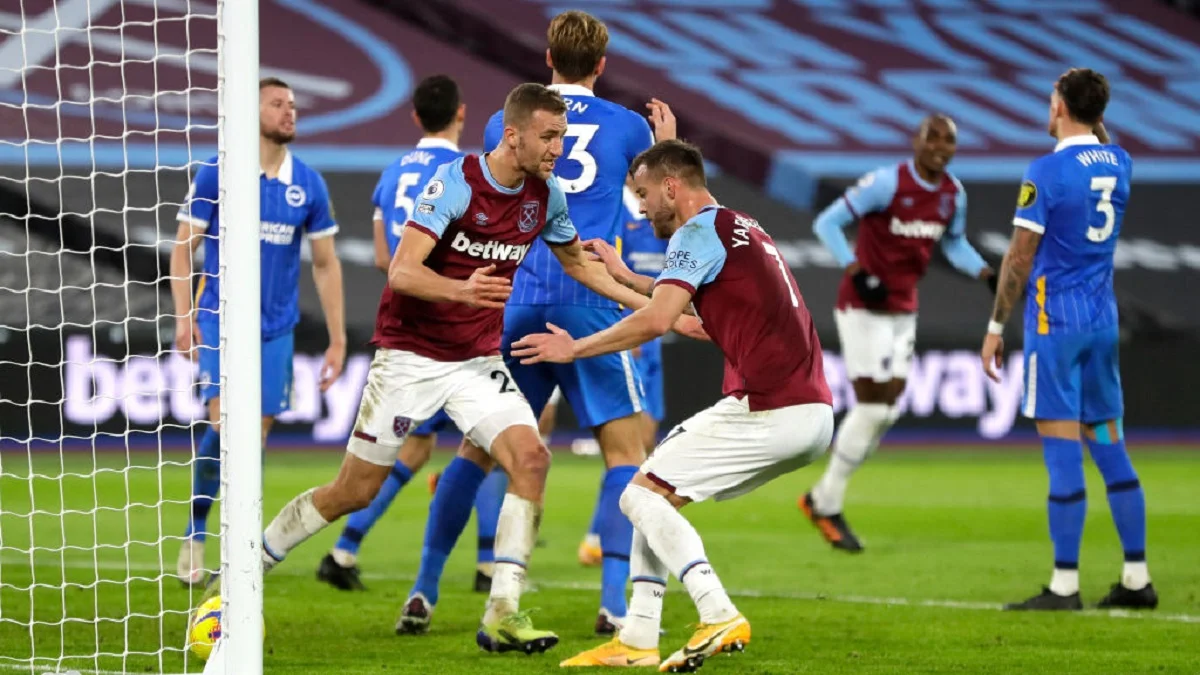 Вест Хем – Брайтон – 2:2 – відео голів та огляд матчу