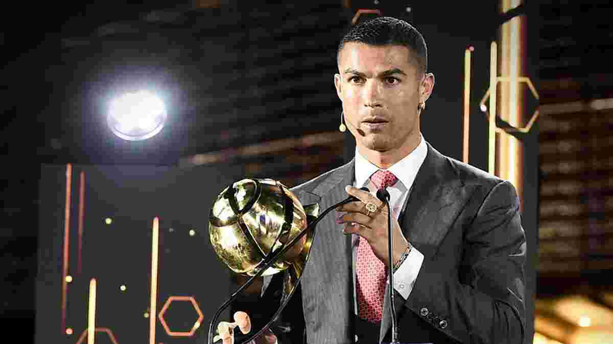 Роналду прокомментировал завоювание награды лучшему футболисту века