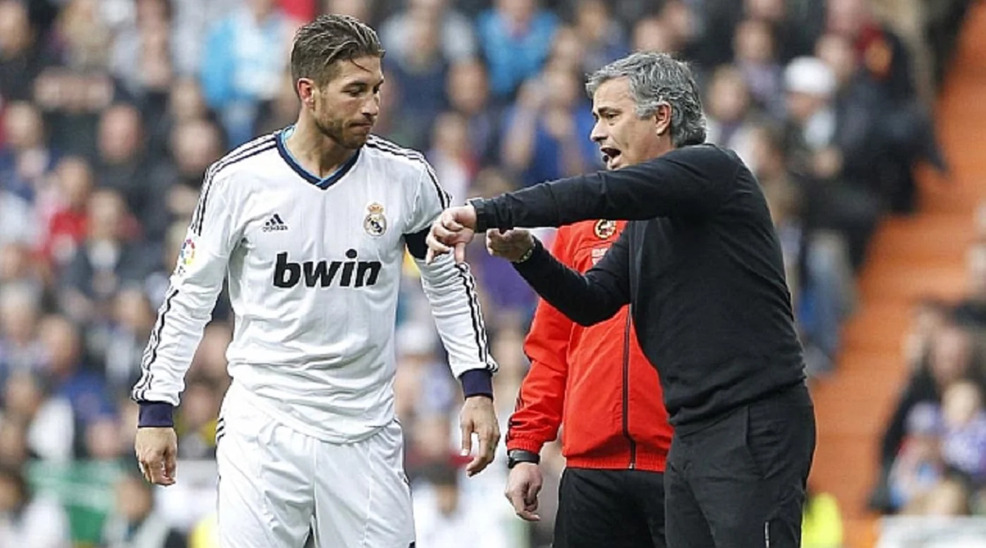 Серхио Рамос и Жозе Моуринью / Фото ФК Реал