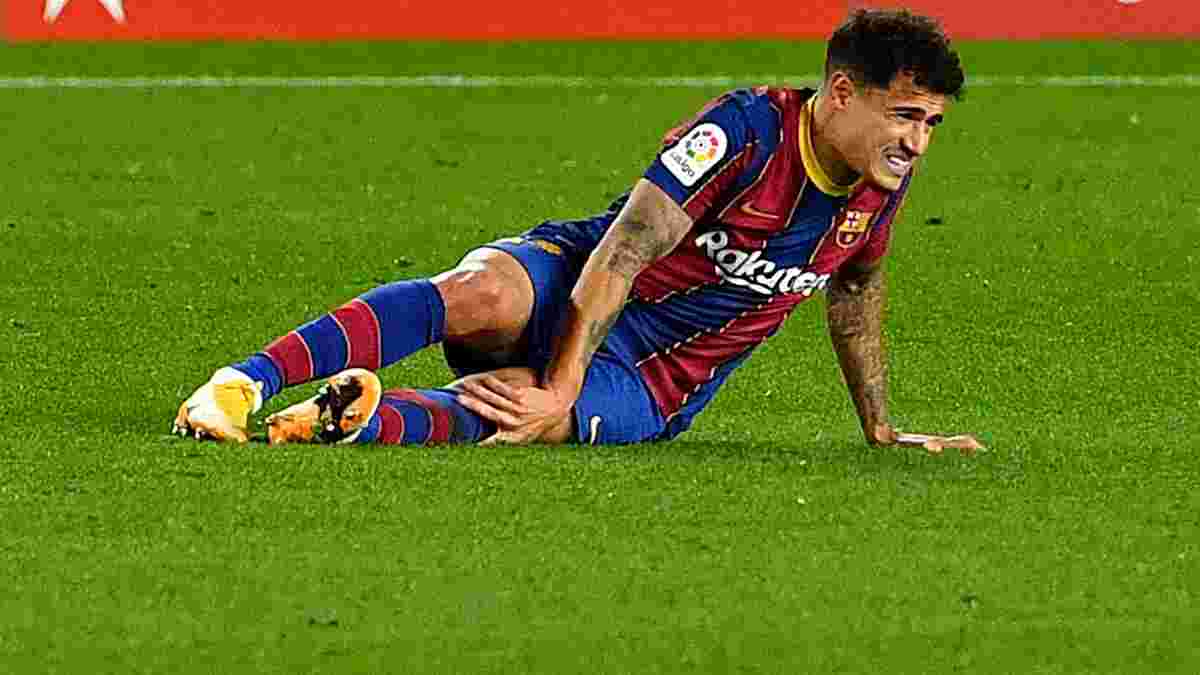Барселона зробила офіційну заяву щодо травми Коутінью – хавбеку потрібна операція