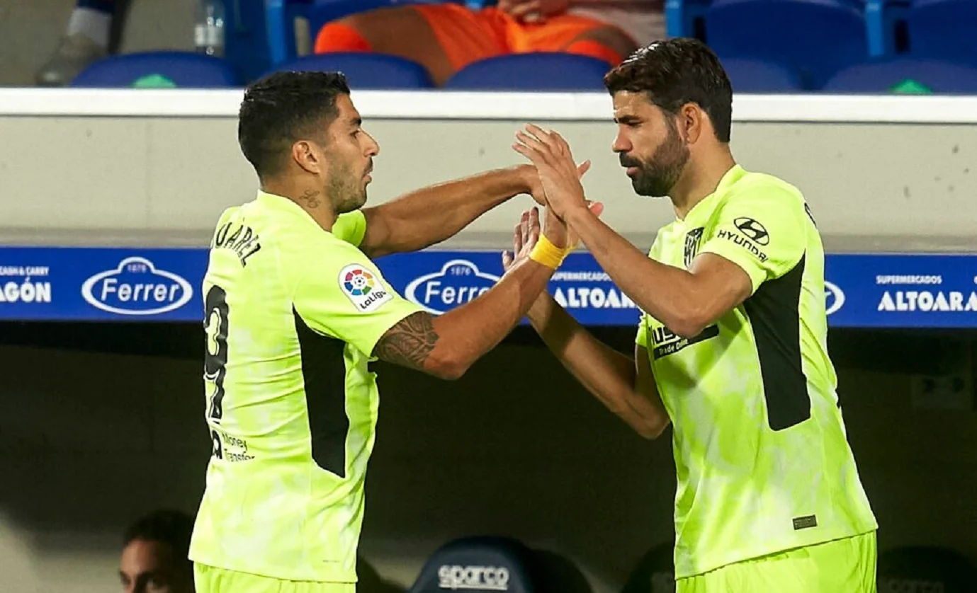 Луис Суарес и Диего Коста / Фото The Athletic