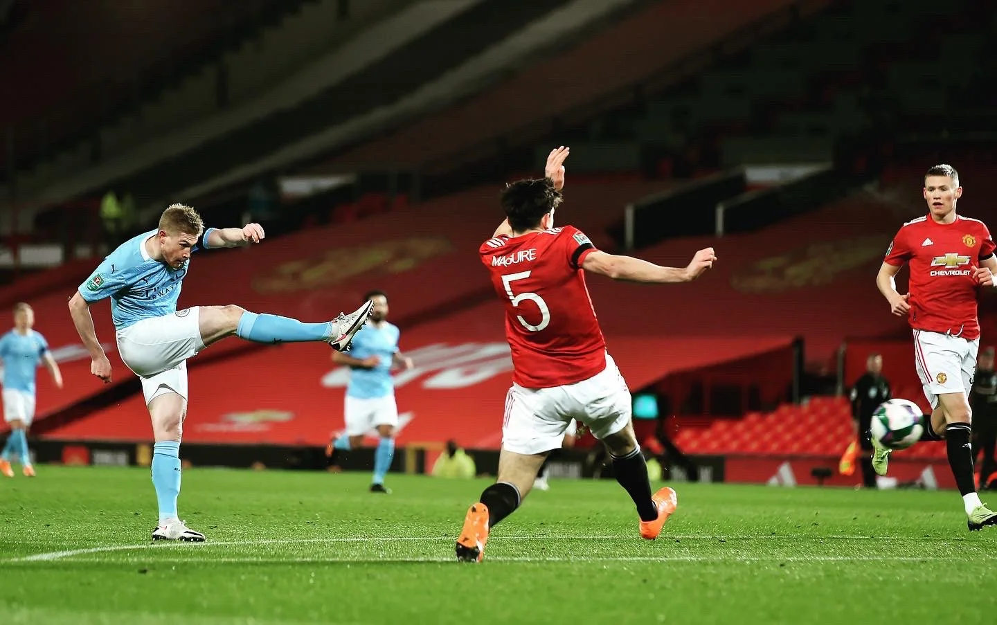 Магуайр не успел помешать де Брюйне / фото из соцсетей