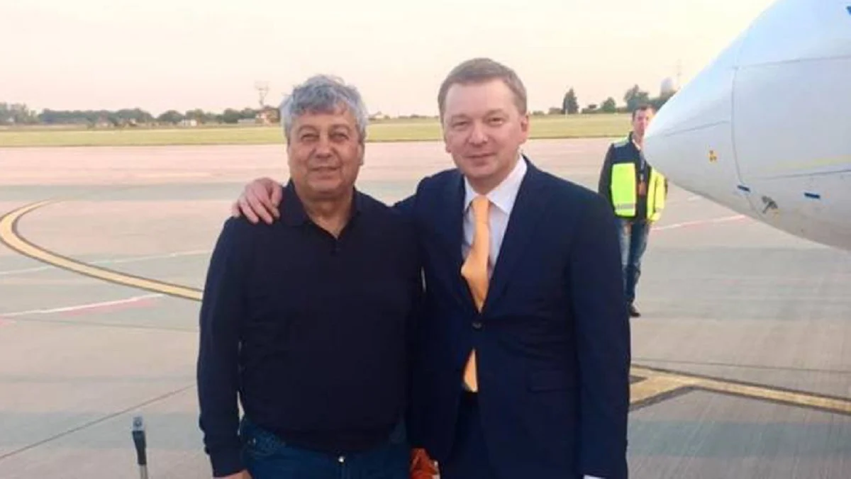 Мірча Луческу та Сергій Палкін / ФК Шахтар